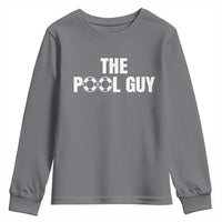 Funny Swimming Lover Youth Sweatshirt The Pool Guy Expert - Wonder Print Shop