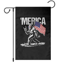 Funny 4th Of July Bigfoot Merica Garden Flag Patriotic Sasquatch American US Flag - Wonder Print Shop