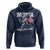 Funny 4th Of July Bigfoot Merica Hoodie Patriotic Sasquatch American US Flag - Wonder Print Shop