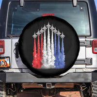 Funny Fighter Jet Airplane American Flag 4th Of July Spare Tire Cover - Wonder Print Shop