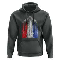 Funny Fighter Jet Airplane American Flag 4th Of July Hoodie - Wonder Print Shop