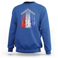 Funny Fighter Jet Airplane American Flag 4th Of July Sweatshirt - Wonder Print Shop