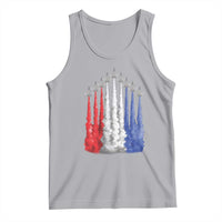 Funny Fighter Jet Airplane American Flag 4th Of July Tank Top - Wonder Print Shop
