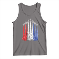 Funny Fighter Jet Airplane American Flag 4th Of July Tank Top - Wonder Print Shop