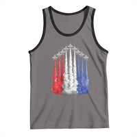 Funny Fighter Jet Airplane American Flag 4th Of July Tank Top - Wonder Print Shop