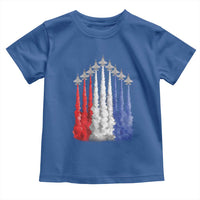 Funny Fighter Jet Airplane American Flag 4th Of July Toddler T Shirt - Wonder Print Shop