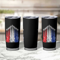 Funny Fighter Jet Airplane American Flag 4th Of July Tumbler Cup - Wonder Print Shop