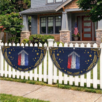 Funny Fighter Jet Airplane American Flag 4th Of July Patriotic Fan Flag