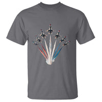 US Airplane Fighter Jet American Flag 4th Of July T Shirt - Wonder Print Shop