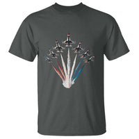 US Airplane Fighter Jet American Flag 4th Of July T Shirt - Wonder Print Shop