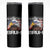 Funny All American Bruh Bald Eagle Skinny Tumbler American Flag 4th Of July Patriotic - Wonder Print Shop