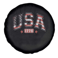 Funny USA 1776 Patriotic 4th of July American Flag Spare Tire Cover - Wonder Print Shop