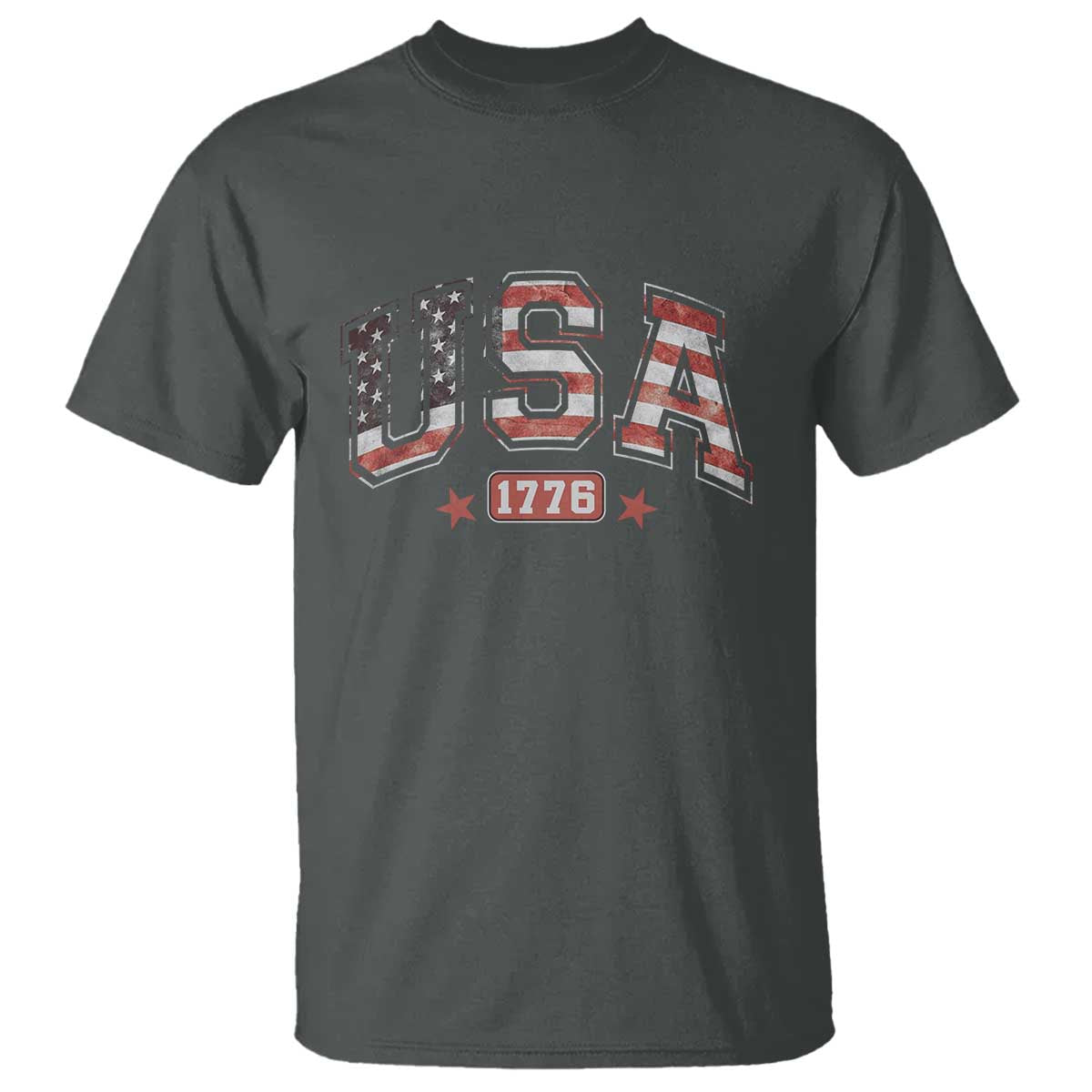 Funny USA 1776 Patriotic 4th of July American Flag T Shirt - Wonder Print Shop