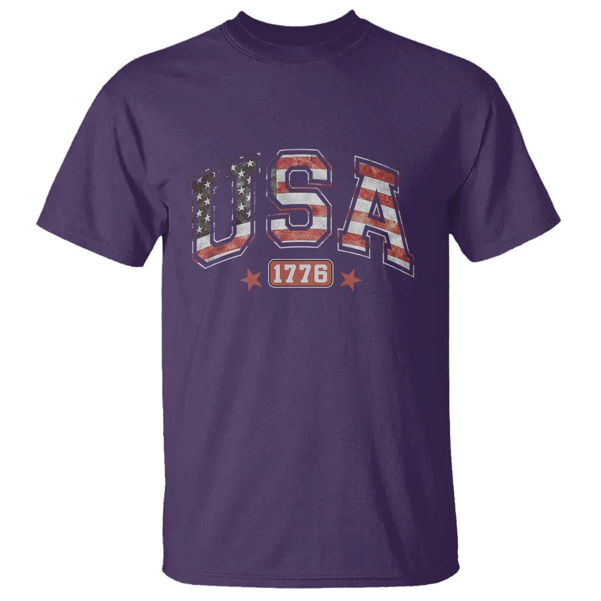 Funny USA 1776 Patriotic 4th of July American Flag T Shirt - Wonder Print Shop
