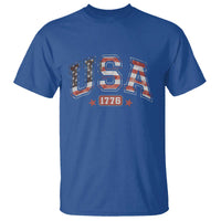 Funny USA 1776 Patriotic 4th of July American Flag T Shirt - Wonder Print Shop
