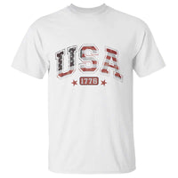 Funny USA 1776 Patriotic 4th of July American Flag T Shirt - Wonder Print Shop