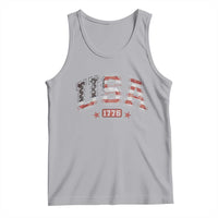 Funny USA 1776 Patriotic 4th of July American Flag Tank Top - Wonder Print Shop