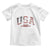 Funny USA 1776 Patriotic 4th of July American Flag Toddler T Shirt - Wonder Print Shop