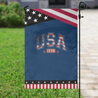 Funny USA 1776 Patriotic 4th of July American Flag Garden Flag
