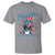 Funny Festive Feral and Pregnant T Shirt Running On Freedom And Cravings 4th of July Maternity Raccoon - Wonder Print Shop