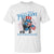 Funny Festive Feral and Pregnant T Shirt Running On Freedom And Cravings 4th of July Maternity Raccoon - Wonder Print Shop