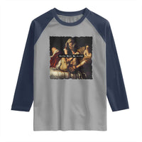 Funny Girls Will Be Girls Feminist Women Raglan Shirt - Wonder Print Shop