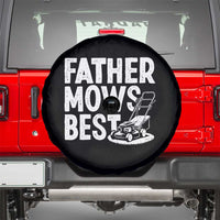 Funny Father Mows Best Spare Tire Cover Fathers Day Dad Jokes Lawn Mowing