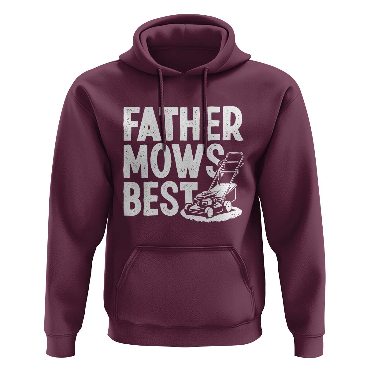 Funny Father Mows Best Hoodie Fathers Day Dad Jokes Lawn Mowing