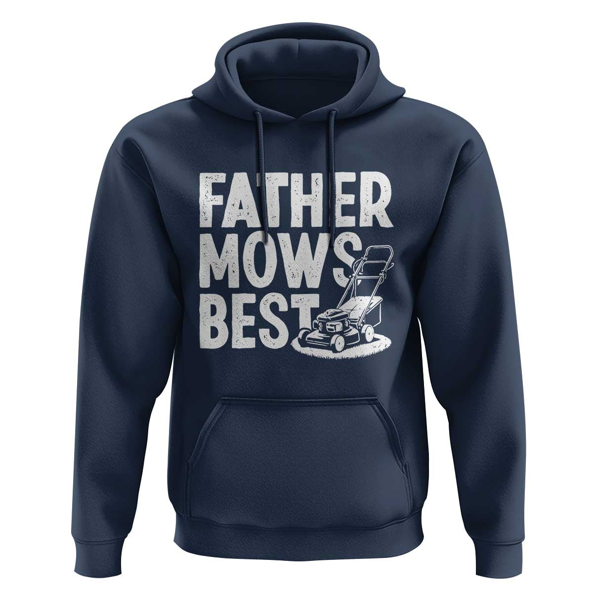 Funny Father Mows Best Hoodie Fathers Day Dad Jokes Lawn Mowing