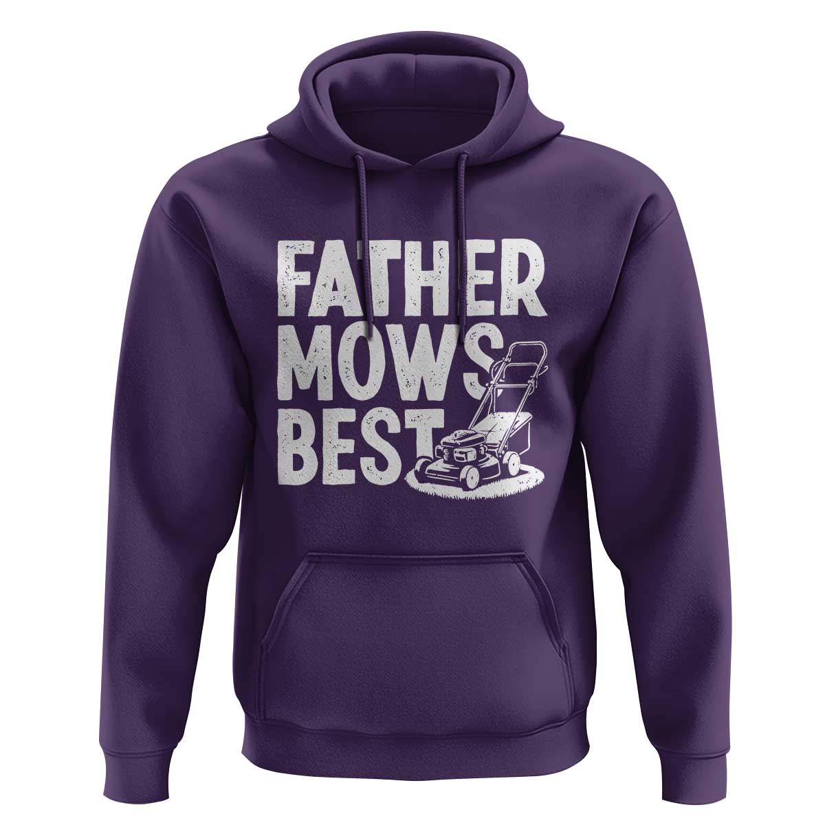 Funny Father Mows Best Hoodie Fathers Day Dad Jokes Lawn Mowing