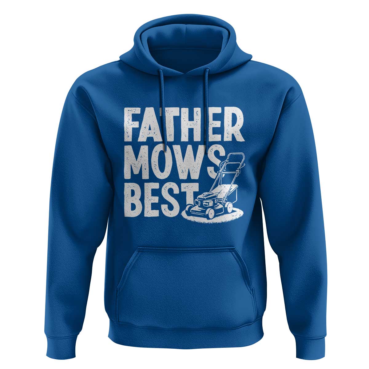 Funny Father Mows Best Hoodie Fathers Day Dad Jokes Lawn Mowing