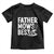 Funny Father Mows Best Toddler T Shirt Fathers Day Dad Jokes Lawn Mowing