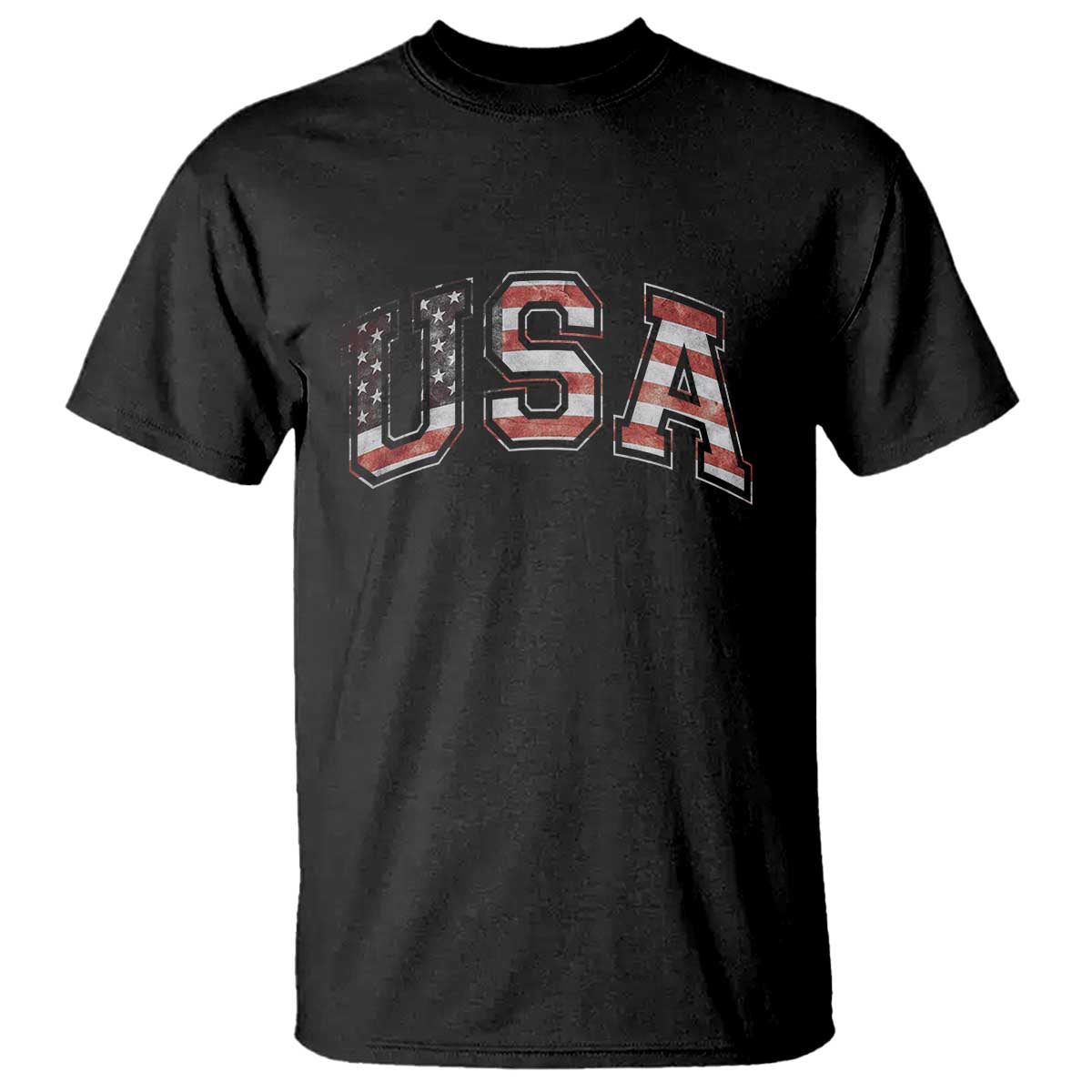 Funny USA Patriotic 4th of July American Flag T Shirt - Wonder Print Shop