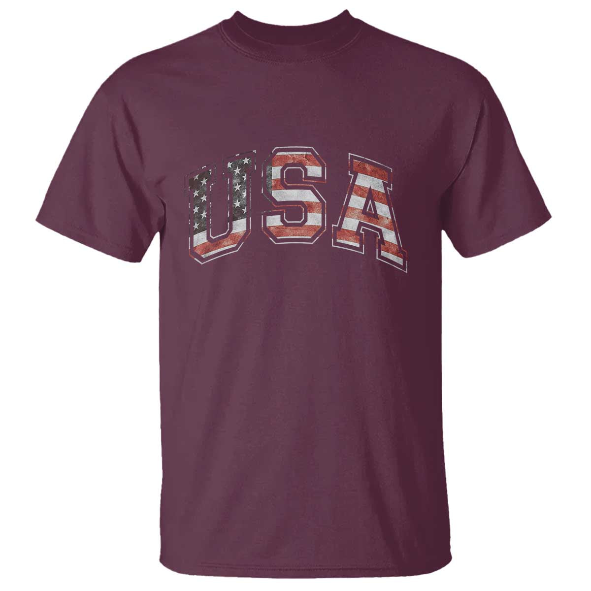 Funny USA Patriotic 4th of July American Flag T Shirt - Wonder Print Shop