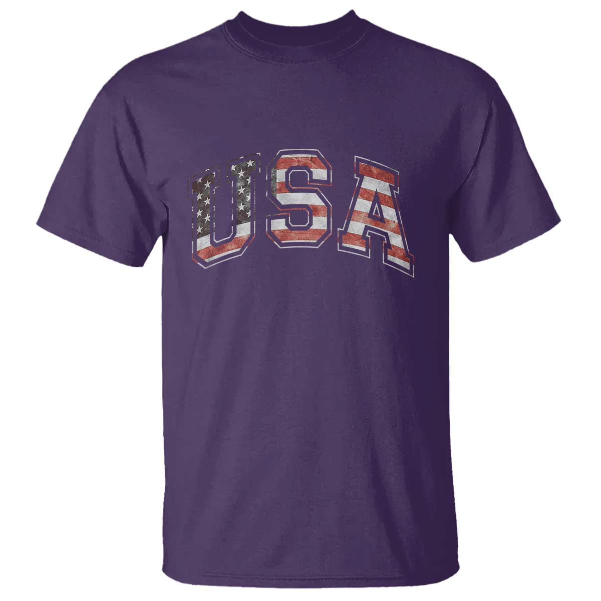 Funny USA Patriotic 4th of July American Flag T Shirt - Wonder Print Shop
