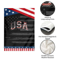 Funny USA Patriotic 4th of July American Flag Garden Flag