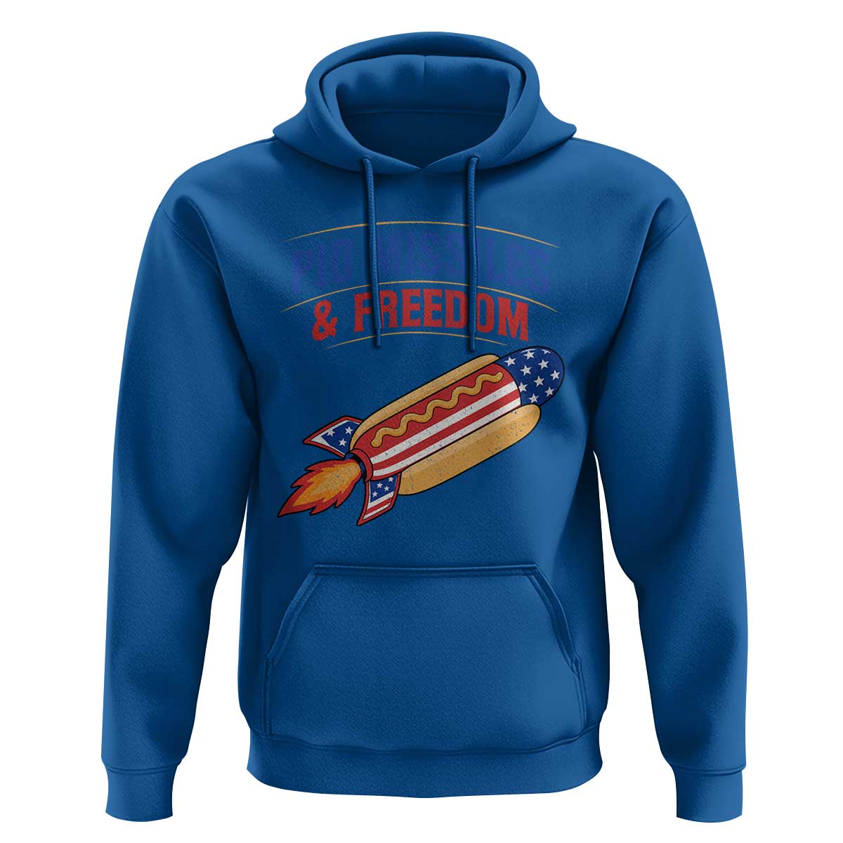 Pig Missiles And Freedom Hot Dog 4th of July Humor Hoodie