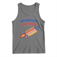 Pig Missiles And Freedom Hot Dog 4th of July Humor Tank Top