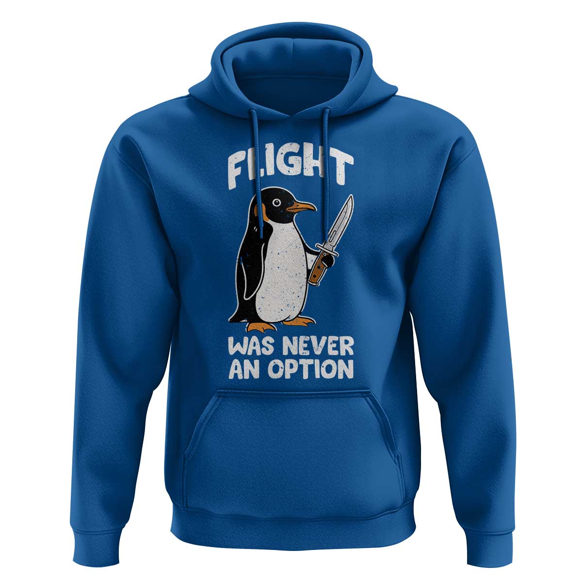 Penguin Flight Was Never An Option Hoodie Funny Dark Humor