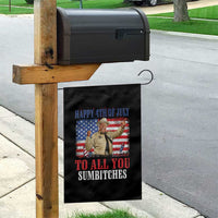 Happy 4th of July To All You Sumbitches Garden Flag Funny Smokey Patriotic American 70s Movie The Bandit