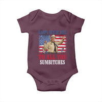 Happy 4th of July To All You Sumbitches Baby Onesie Funny Smokey Patriotic American 70s Movie The Bandit
