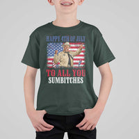 Happy 4th of July To All You Sumbitches T Shirt For Kid Funny Smokey Patriotic American 70s Movie The Bandit