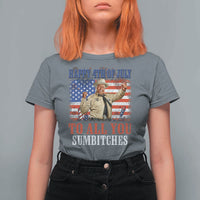 Happy 4th of July To All You Sumbitches T Shirt For Women Funny Smokey Patriotic American 70s Movie The Bandit