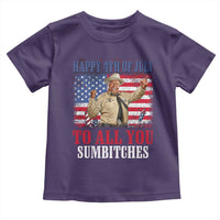 Happy 4th of July To All You Sumbitches Toddler T Shirt Funny Smokey Patriotic American 70s Movie The Bandit