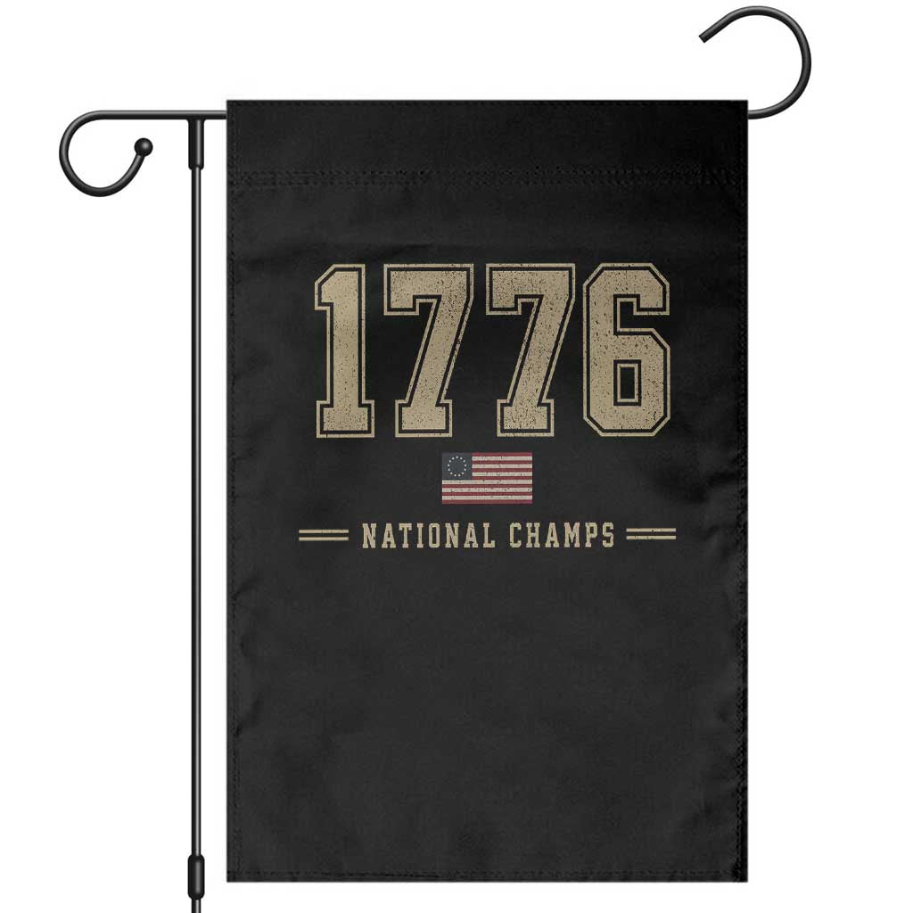 1776 National Champs 250th Anniversary USA 4th of July Garden Flag