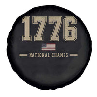 1776 National Champs 250th Anniversary USA 4th of July Spare Tire Cover