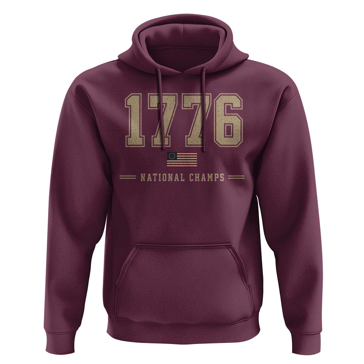 1776 National Champs 250th Anniversary USA 4th of July Hoodie