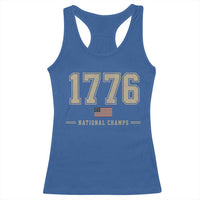 1776 National Champs 250th Anniversary USA 4th of July Racerback Tank Top