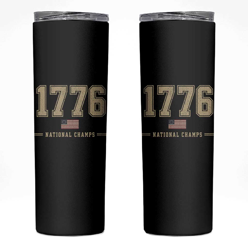 1776 National Champs 250th Anniversary USA 4th of July Skinny Tumbler