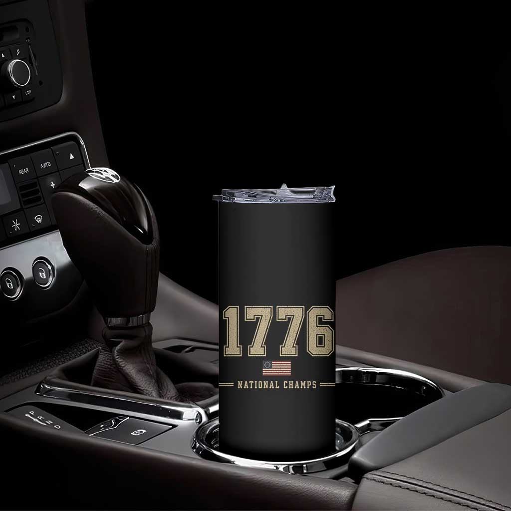1776 National Champs 250th Anniversary USA 4th of July Skinny Tumbler